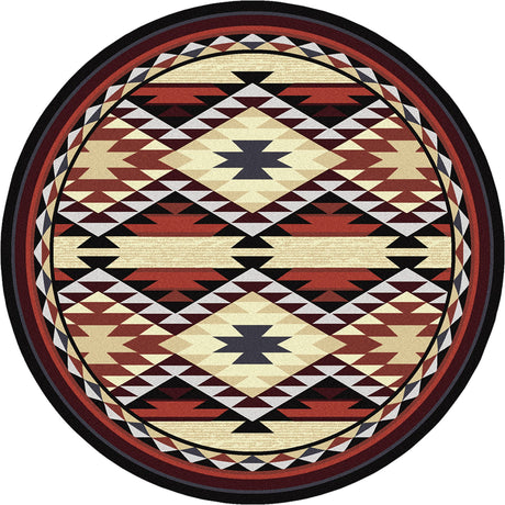 American Dakota Diamond Rio Rust Rug