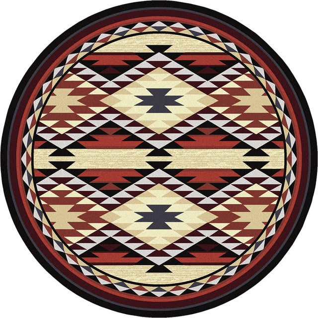 American Dakota Diamond Rio Rust Rug