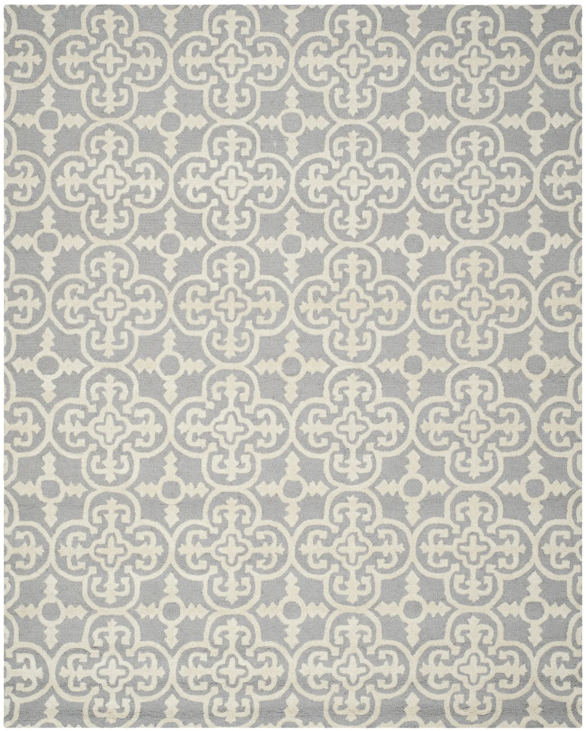 Safavieh Cambridge 10'-0" x 14'-0" Rug in Silver / Ivory