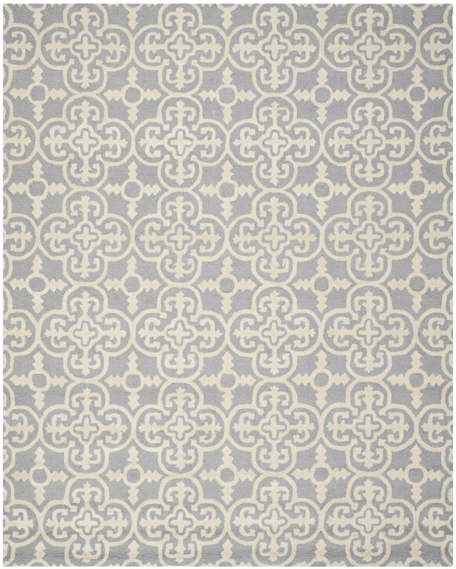 Safavieh Cambridge 10'-0" x 14'-0" Rug in Silver / Ivory