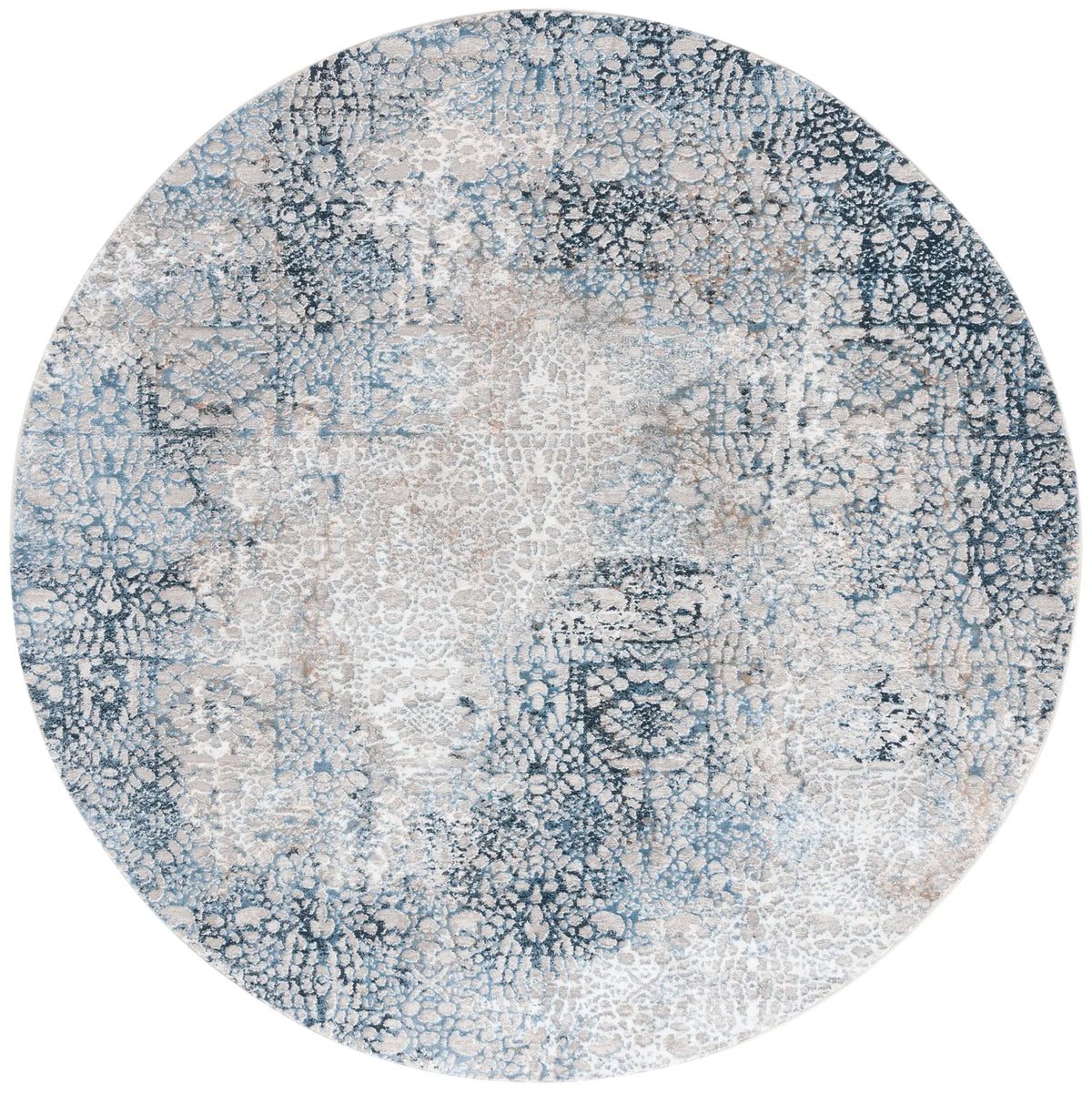 Safavieh Parker 6'-7" x 6'-7" Rug in Blue / Taupe