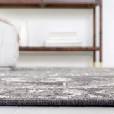 Safavieh Pyramid 4'-5" x 6'-5" Rug in Charcoal / Ivory