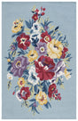 Safavieh Chelsea 4'-0" x 6'-0" Rug in Blue / Rose