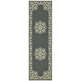 Oriental Weavers Sphinx Marina 7764E Grey / Ivory Rugs - runner