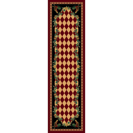 American Dakota High Country Rooster Red Rug