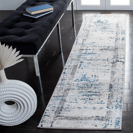 Safavieh Amelia 2'-0" x 8'-0" Rug in Grey / Blue