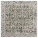 Safavieh Vintage Tabriz 6'-7" x 6'-7" Rug in Green / Grey
