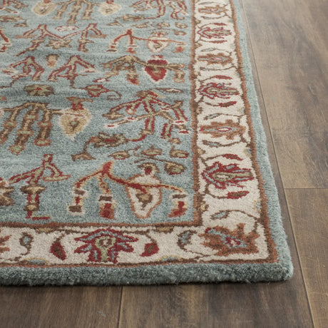 Safavieh Heritage 2'-3" x 10'-0" Rug in Blue / Ivory