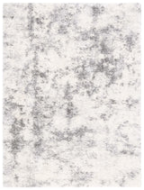 Safavieh Lindsay Shag 4'-0" x 6'-0" Rug in Ivory / Grey