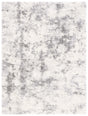 Safavieh Lindsay Shag 4'-0" x 6'-0" Rug in Ivory / Grey