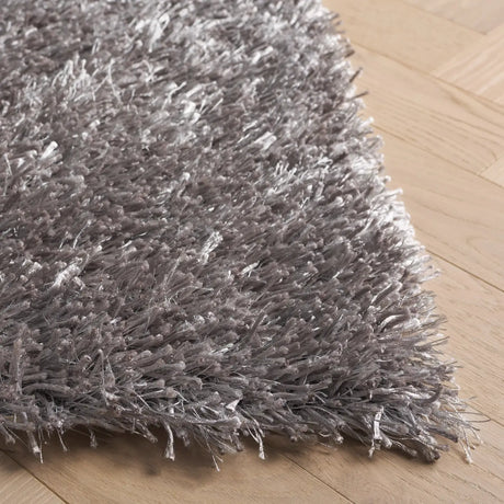 Safavieh Shag 4'-0" x 6'-0" Rug in Grey / Grey