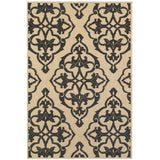 Oriental Weavers Sphinx Cayman 001B9 Sand / Charcoal Rugs - main flat