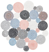 Safavieh Cape Cod 3'-0" x 3'-0" Rug in Blue / Pink