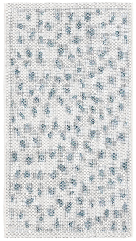 Safavieh Courtyard 2'-0" x 3'-7" Rug in Ivory / Blue