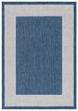 Safavieh Beach House 4'-0" x 6'-0" Rug in Blue / Ivory