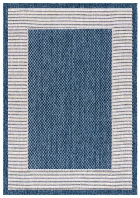 Safavieh Beach House 4'-0" x 6'-0" Rug in Blue / Ivory