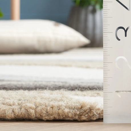 Safavieh Ebony 4'-0" x 6'-0" Rug in Ivory / Grey