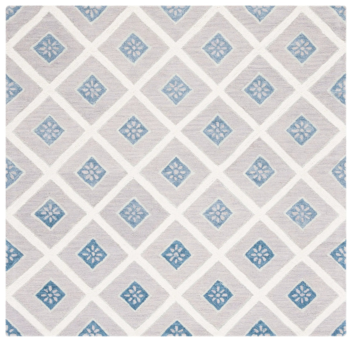 Safavieh Metro 6'-0" x 6'-0" Rug in Blue / Ivory