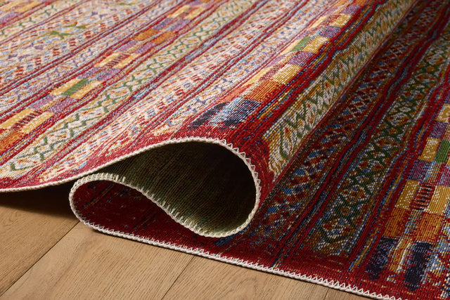 Loloi Mika Mik-09 Red / Multi Rugs - pile height
