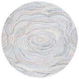 Safavieh Abstract 6'-0" x 6'-0" Rug in Beige / Blue