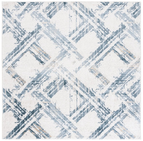 Safavieh Kingston 6'-7" x 6'-7" Rug in Blue / Ivory