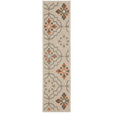 Oriental Weavers Sphinx Latitude 709Y Grey / Orange Rugs - runner