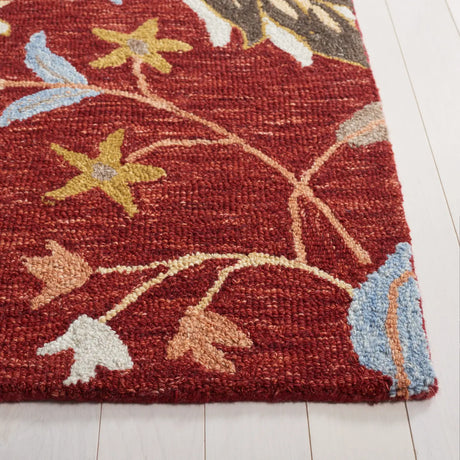 Safavieh Jardin 4'-0" x 6'-0" Rug in Red / Orange