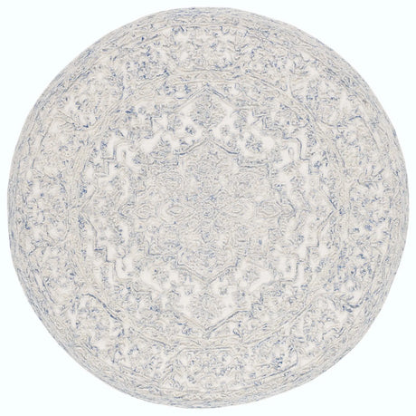 Safavieh Martha Stewart 6'-0" x 6'-0" Rug in Ivory / Blue