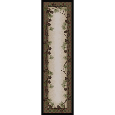 American Dakota Delicate Pines Natural Rug