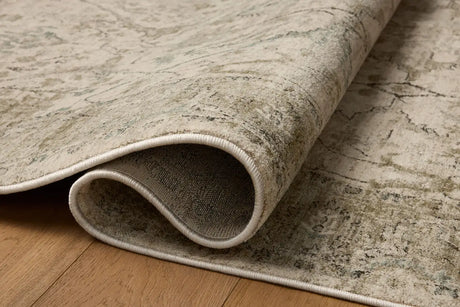 Loloi Briar BRR-02 Ivory / Sage Rug - pile height