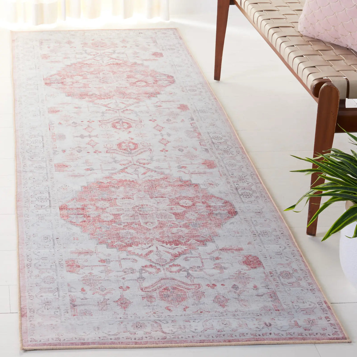Safavieh Tucson 2'-6" x 8'-0" Rug in Beige / Rust