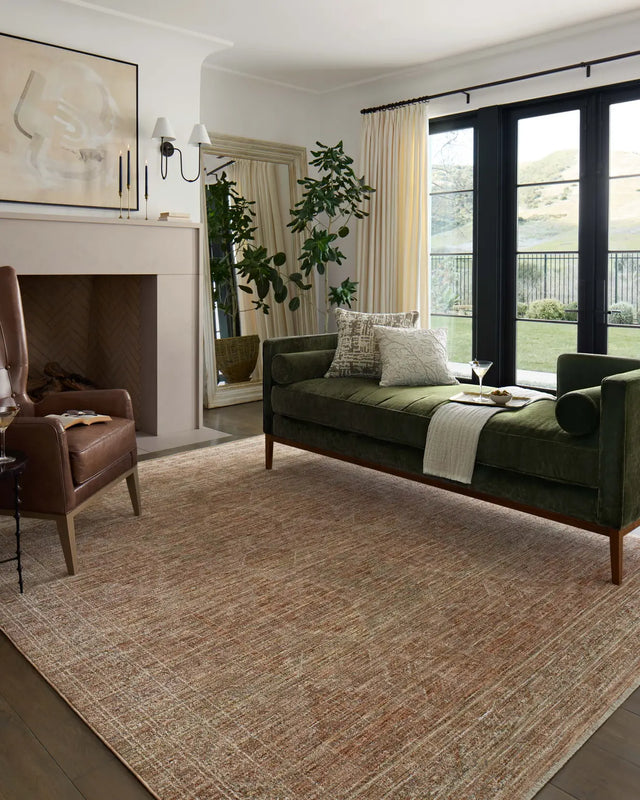 Loloi Tabitha Tai-05 Clay/Natural Rug - room scene 3