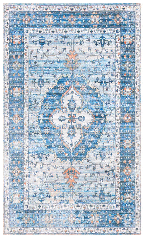 Safavieh Saffron 3'-0" x 5'-0" Rug in Blue / Ivory