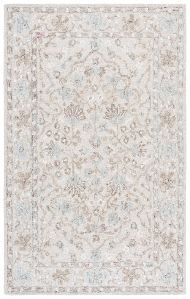 Safavieh Metro 4'-0" x 6'-0" Rug in Beige / Blue