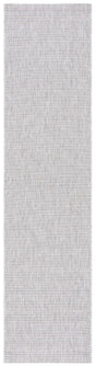 Safavieh Courtyard 2'-2" x 9'-0" Rug in Ivory / Grey