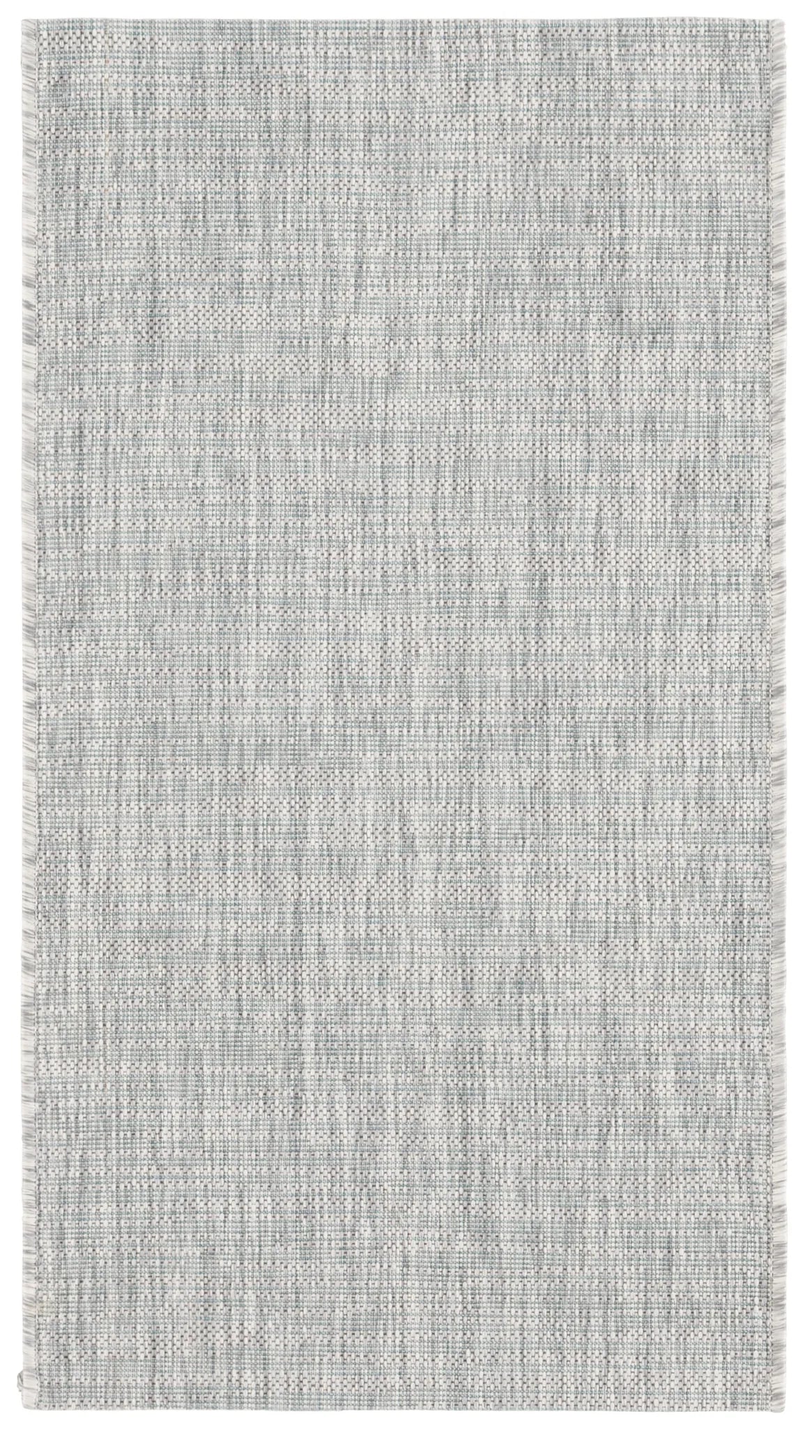 Safavieh Courtyard 2'-0" x 3'-7" Rug in Grey / Turquoise