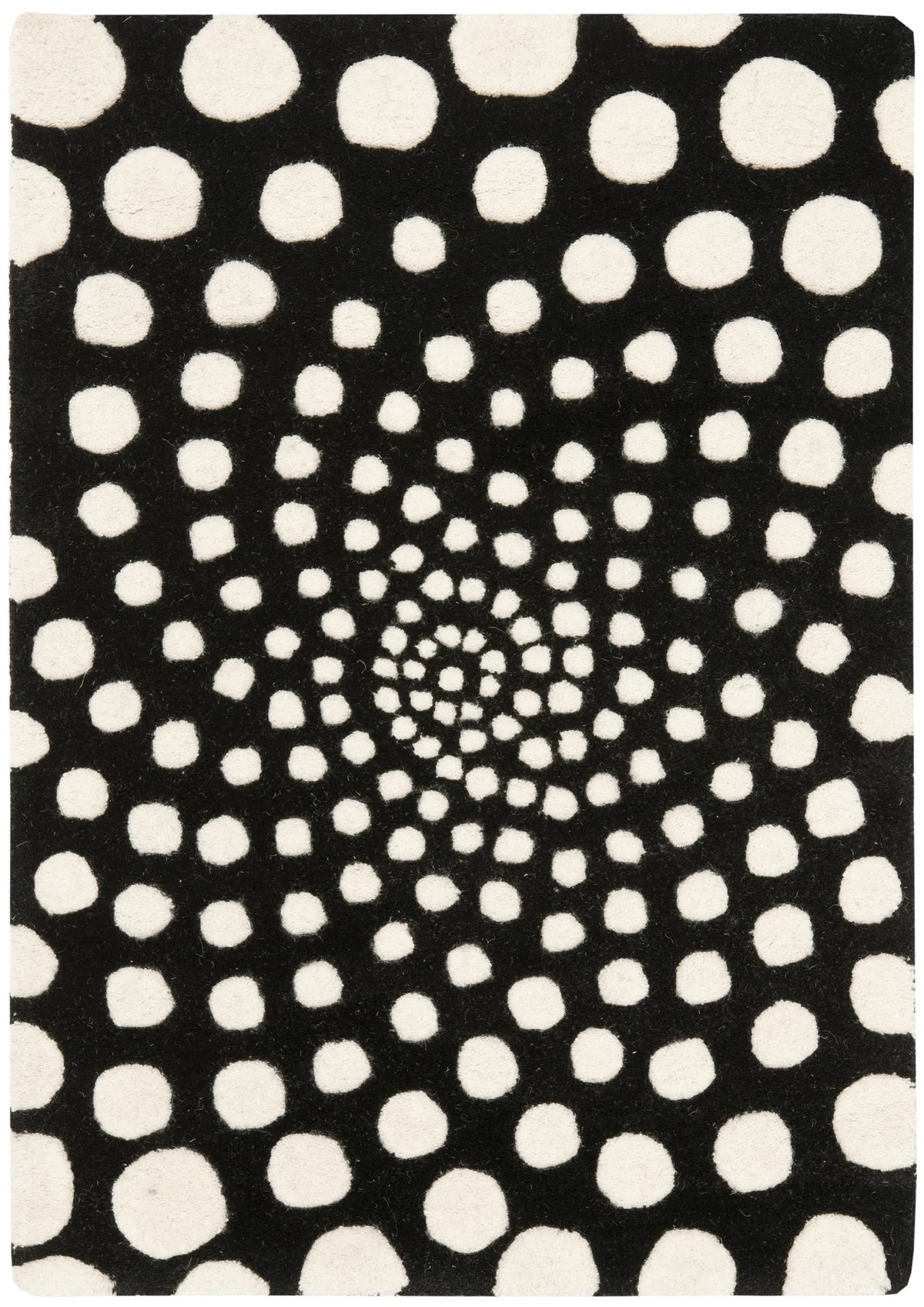 Safavieh Soho 2'-0" x 3'-0" Rug in Black / Ivory