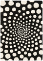 Safavieh Soho 2'-0" x 3'-0" Rug in Black / Ivory
