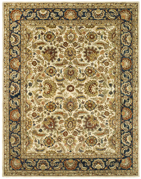 Safavieh Classic 9'-6" x 13'-6" Rug in Ivory / Navy