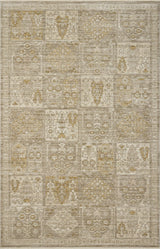 Loloi Elora ELR-07 Traditional Power Loomed Mushroom, Ochre Rug - main flat