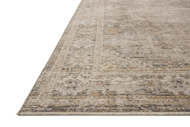 Chris Loves Julia x Loloi Ida IDA-01 Taupe / Multi Rug - rug corner
