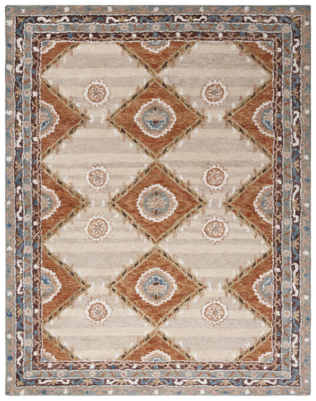 Safavieh Aspen 10'-0" x 14'-0" Rug in Brown / Blue