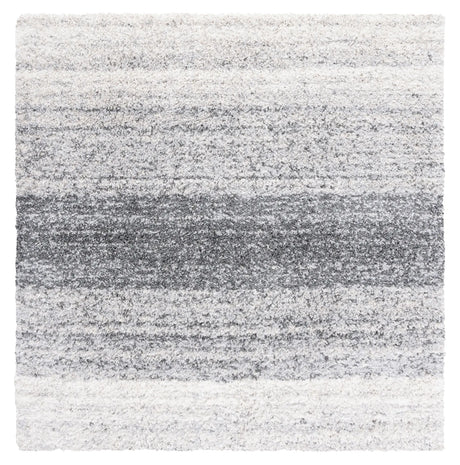 Safavieh Berber Shag 6'-7" x 6'-7" Rug in Grey / Charcoal