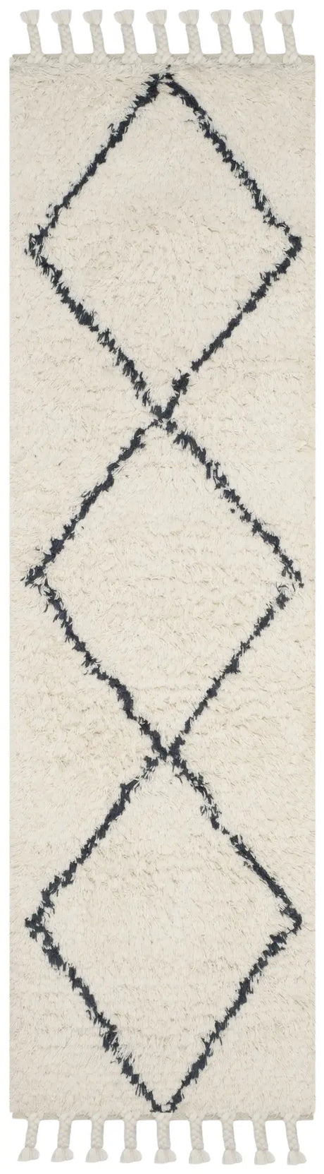 Safavieh Casablanca 2'-3" x 8'-0" Rug in Ivory / Grey