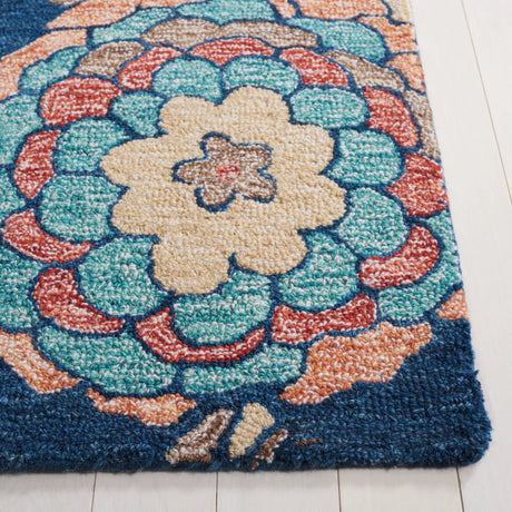 Safavieh Jardin 4'-0" x 6'-0" Rug in Blue / Green