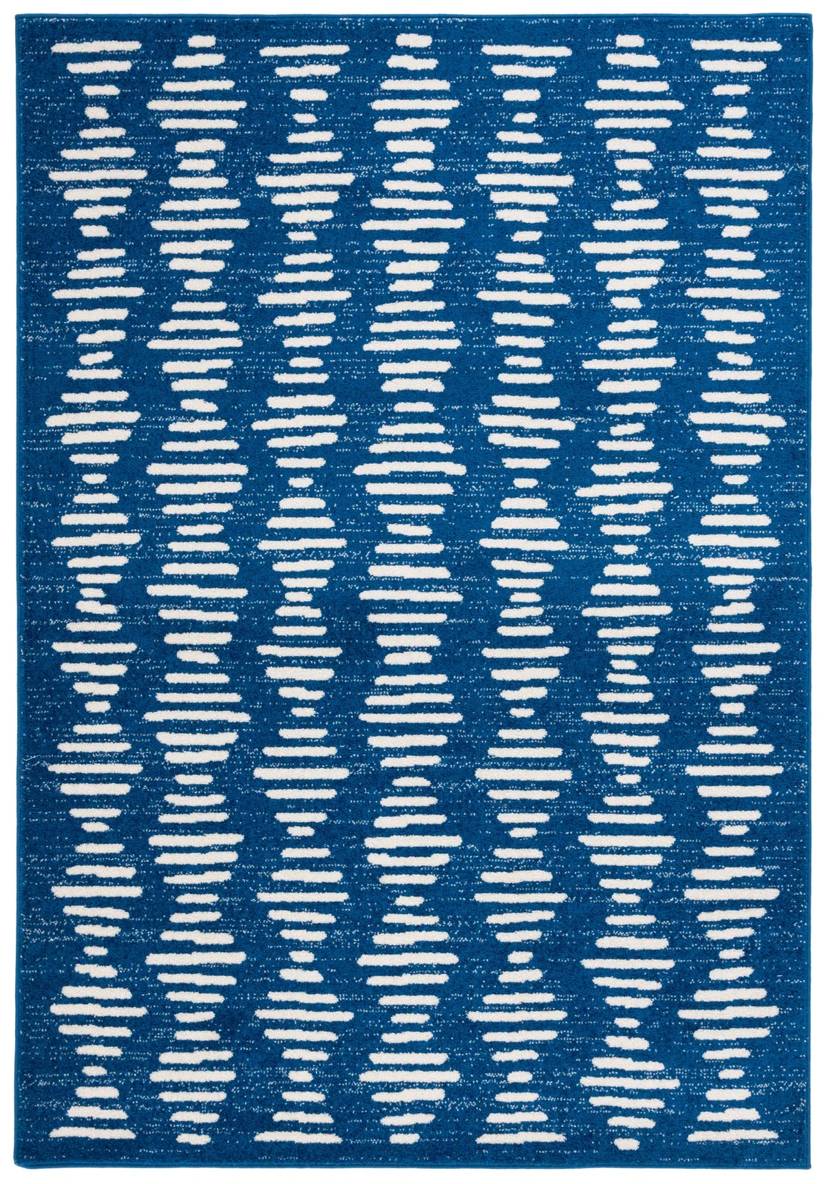 Safavieh Tulum 4'-5" x 6'-5" Rug in Navy / Ivory
