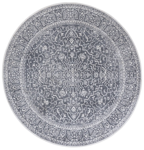 Safavieh Reflection 10'-0" x 10'-0" Rug in Dark Grey / Cream