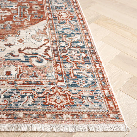 Safavieh Vintage Persian 4'-0" x 6'-0" Rug in Rust / Navy