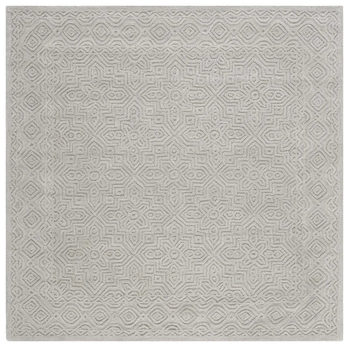 Safavieh Textural 6'-0" x 6'-0" Rug in Silver