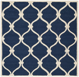Safavieh Cambridge 6'-0" x 6'-0" Rug in Navy / Ivory